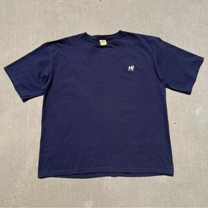 Men’s Brand New Vintage Y2K Big Dogs Navy Blue Graphic Tee Top Baggy Oversized